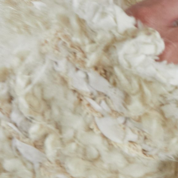 Vintage Estelle Gracer Creme Beige Woven Ecru Jacket Winter Fall Chic collarless - Picture 5 of 5